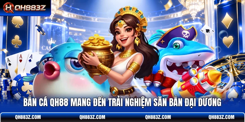 Bắn cá QH88 mang đến trải nghiệm săn bắn đại dương