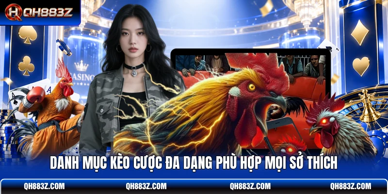 Danh mục kèo cược đa dạng phù hợp mọi sở thích