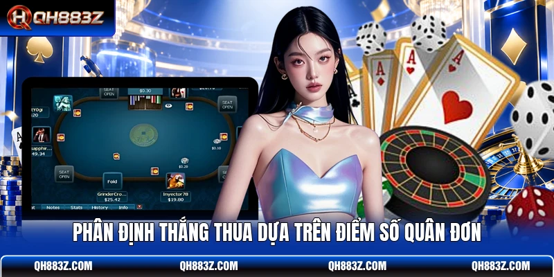 Phân định thắng thua dựa trên điểm số quân đơn